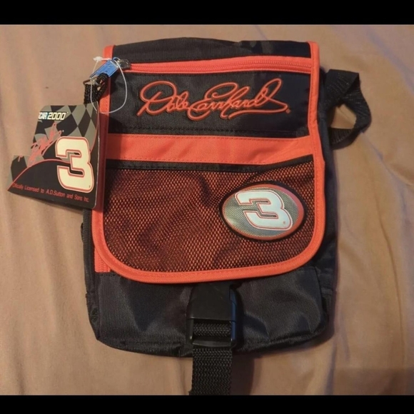 Rare Dale Earnhardt Sr small Bag shoulder fanny pack backpack nascar 2000 - Picture 1 of 6